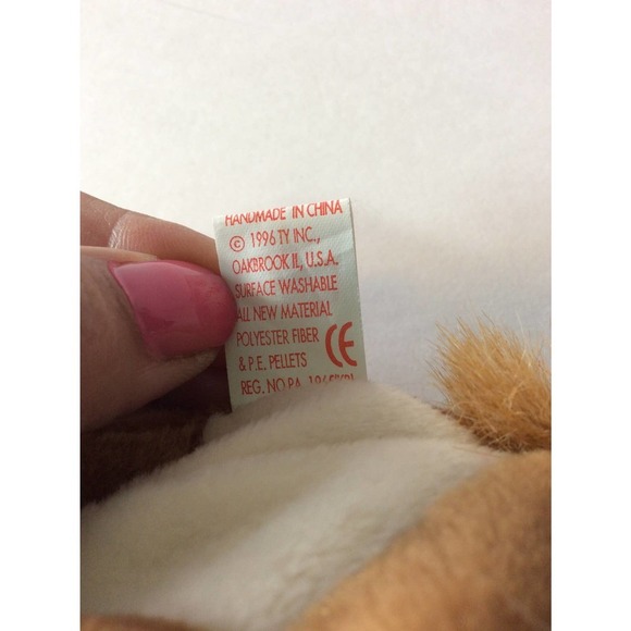 1996 Nuts Squirrel Ty Beanie Baby VINTAGE RETIRED NWT - Picture 4 of 4